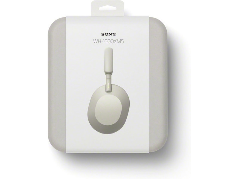 Sony WH-1000XM5 trådløse hodetelefoner, Over-Ear (sølv) Hodetelefoner