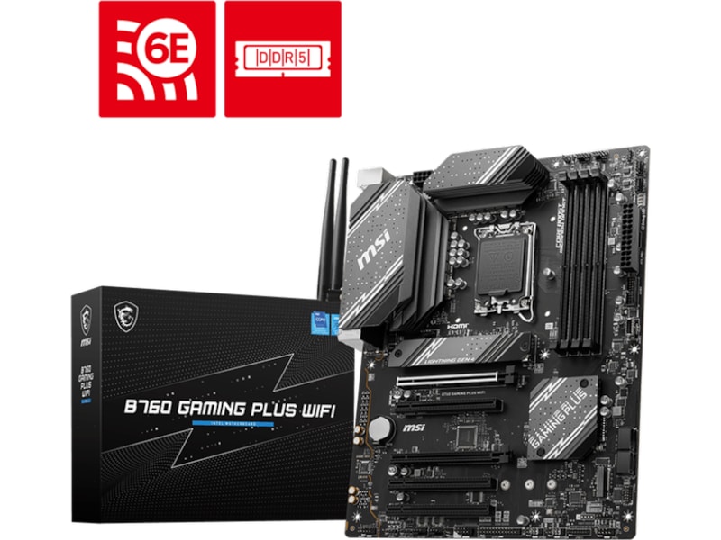 MSI B760 Gaming Plus WiFi Hovedkort Intel Socket