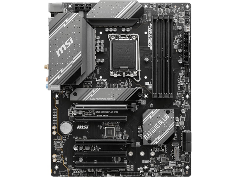 MSI B760 Gaming Plus WiFi Hovedkort Intel Socket