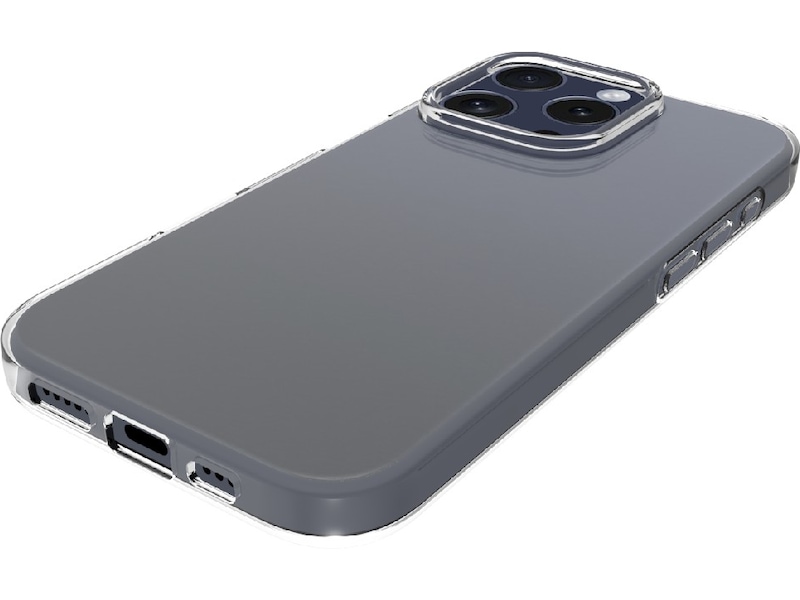 iiglo iPhone 16 Pro Silikondeksel (gjennomsiktig) Deksel til mobiltelefon