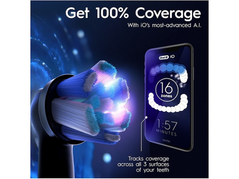 Oral-B iO 10 Elektrisk Tannbørste (sort) Elektriske tannbørster