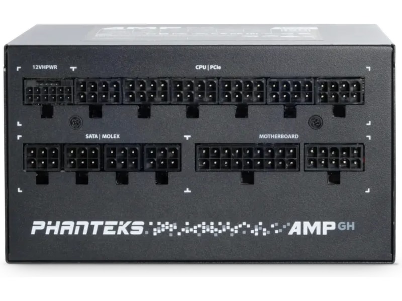 Phanteks AMP GH 750W Gold PSU (sort) Enheter