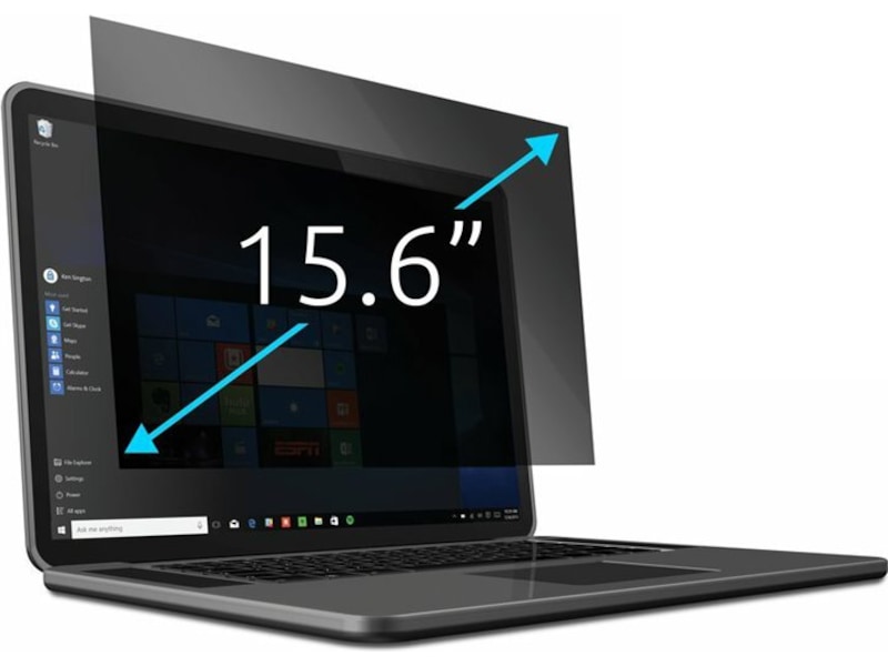 Kensington 15,6" Avtagbart Privacy Skjermfilter Skjermbeskyttelse nettbrett