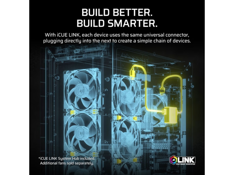 Corsair iCUE LINK Titan 360 RX RGB AIO Kjøler (sort) CPU - Vannkjøling