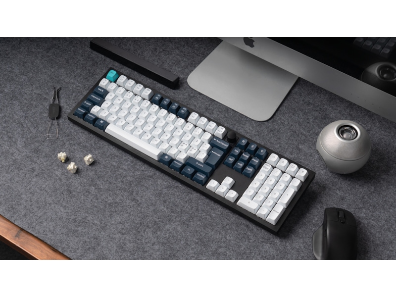 Keychron Q6 MAX 100% Trådløst Tastatur Red Switches Gamingtastatur