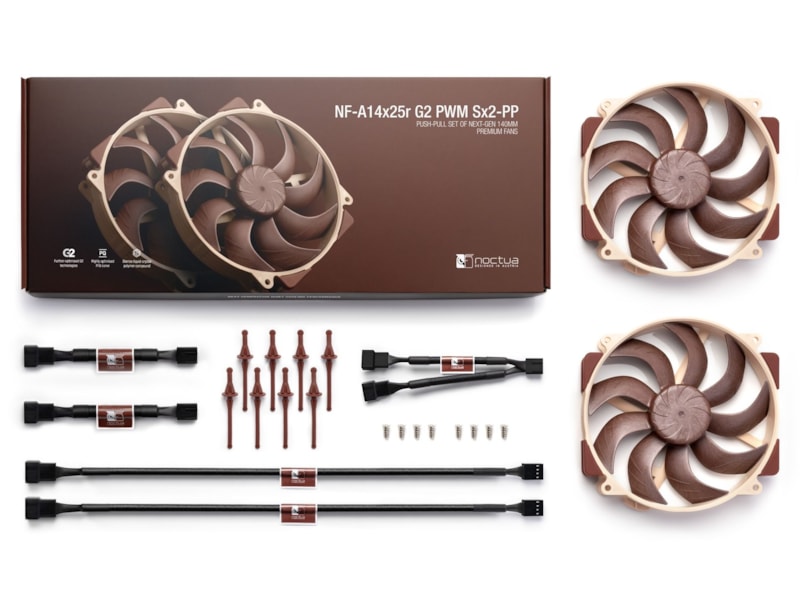 Noctua NF-A14x25r G2 PWM Sx2-PP Vifte Vifter