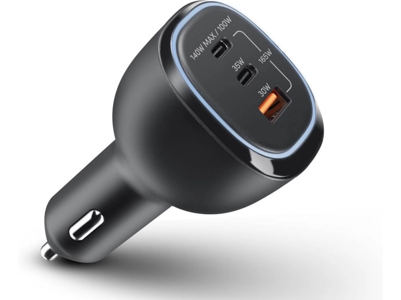 Andersson 165W Billader (sort) Mobilladere