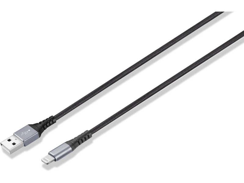 Andersson USB-A til Lightning kabel 3m (sort) USB-kabler