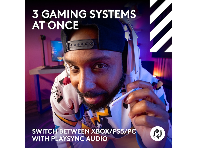 Logitech Astro A50 Lightspeed Trådløst Gamingheadset (hvit) Gaming headset