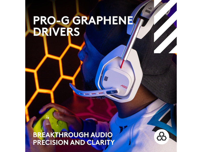 Logitech Astro A50 Lightspeed Trådløst Gamingheadset (hvit) Gaming headset