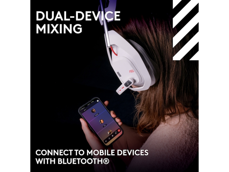 Logitech Astro A50 Lightspeed Trådløst Gamingheadset (hvit) Gaming headset