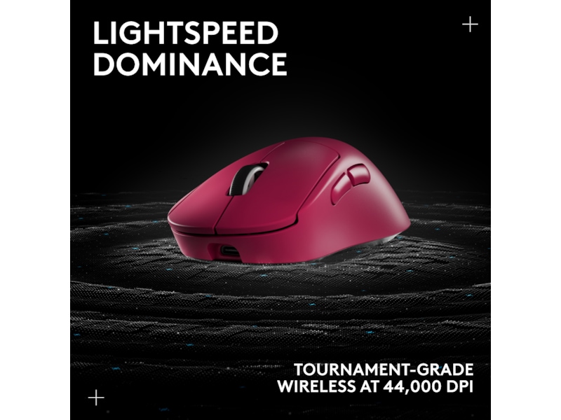 Logitech G Pro X Superlight 2 DEX trådløs gamingmus (rosa) Gamingmus