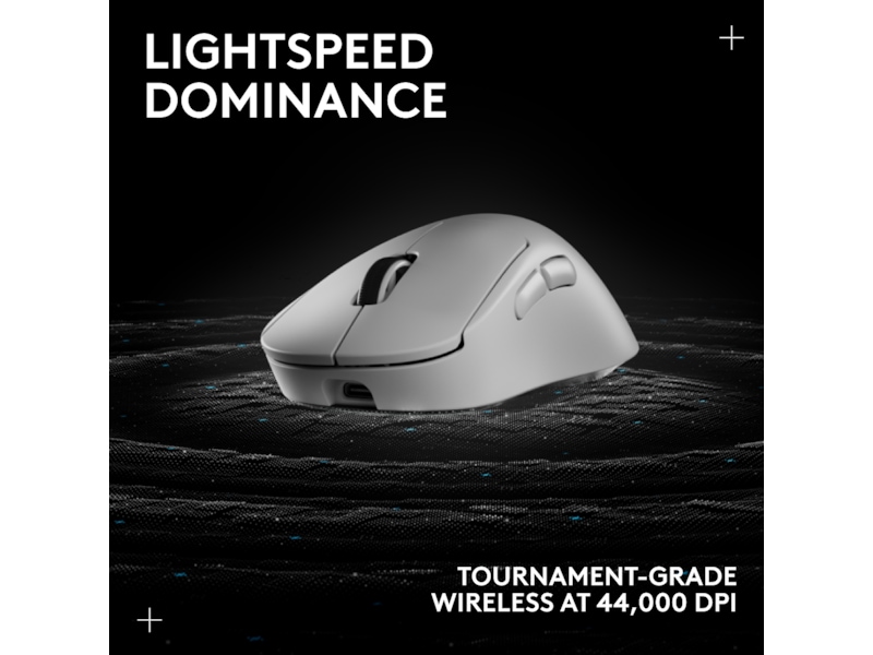 Logitech G Pro X Superlight 2 DEX trådløs gamingmus (hvit) Gamingmus
