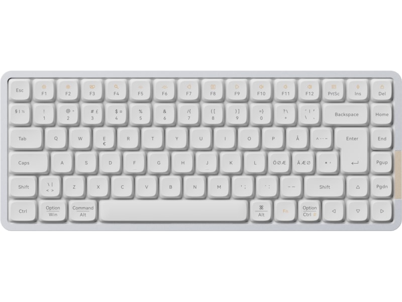 Lofree Flow84 low profile trådløst tastatur (hvit) Tastatur