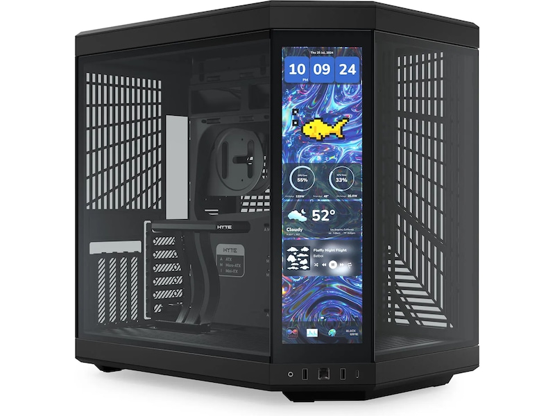 HYTE Y70 Touch Infinite 14,5" Mid Tower (sort) Midi tower