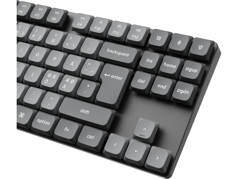 Keychron K1 MAX QMK/VIA Gateron Brown trådløst gamingtastatur Gamingtastatur