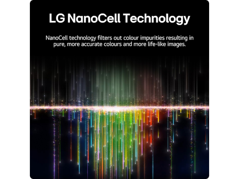 LG 55'' NANO 81 4K TV (2024) 55NANO81T6A + Lydplanke 50 - 59 tommer TV