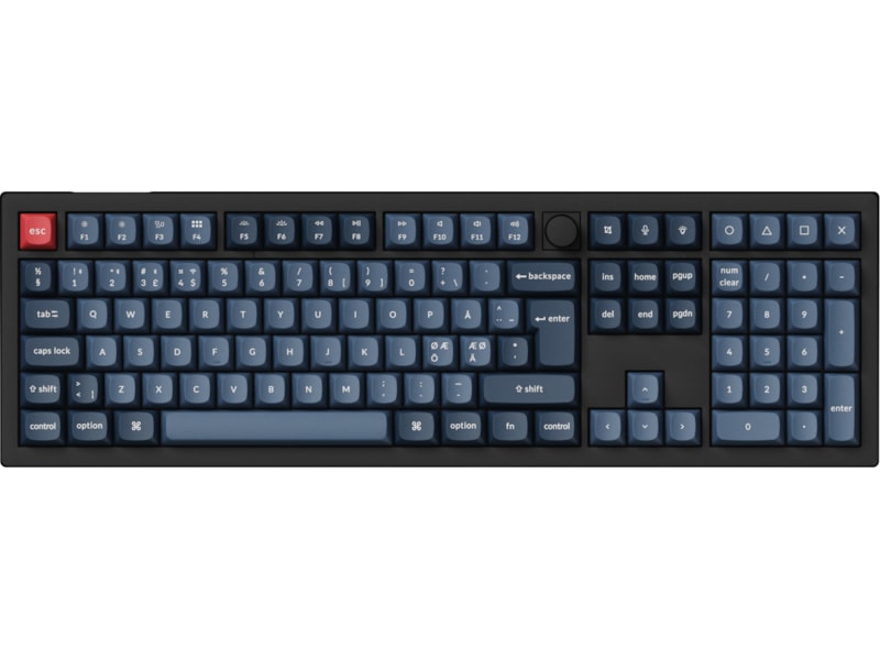 Keychron V6 MAX Gateron Jupiter Brown trådløst gamingtastatur Gamingtastatur