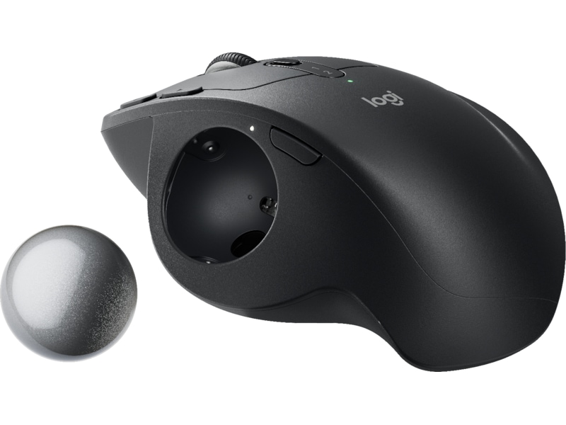 Logitech MX Ergo S Advanced Trådløsmus Trackball (graphite) Ergonomi