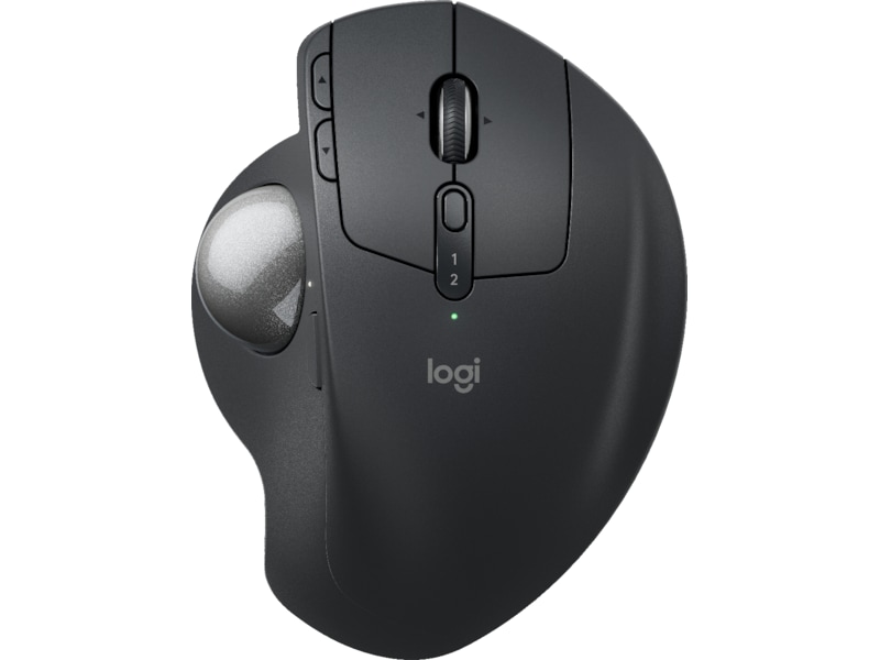Logitech MX Ergo S Advanced Trådløsmus Trackball (graphite) Ergonomi