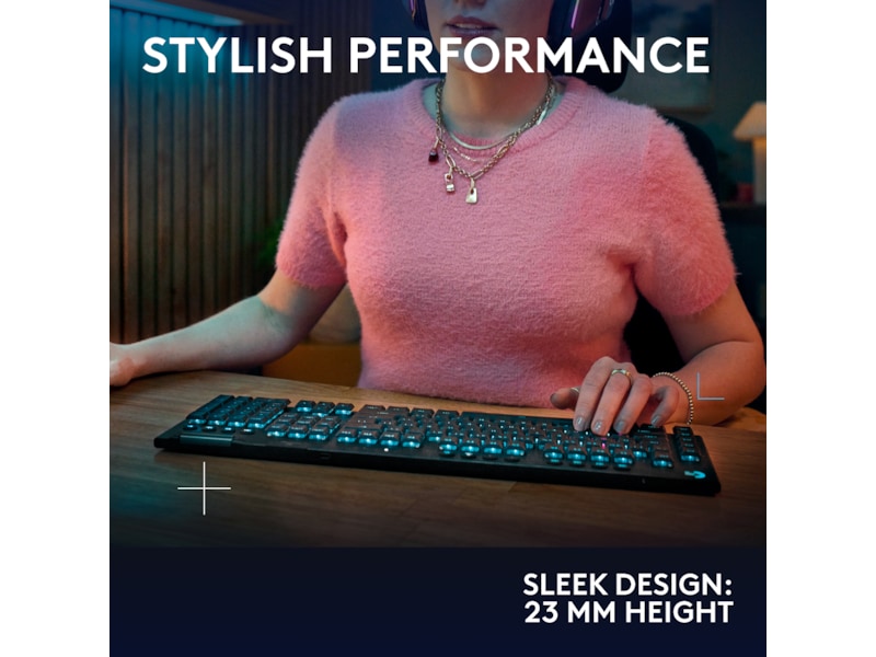 Logitech G915 X Lightspeed Trådløst Gamingtastatur (sort) Gamingtastatur