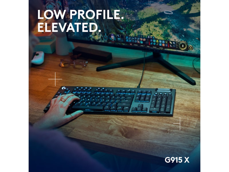 Logitech G915 X Gamingtastatur (sort) Gamingtastatur