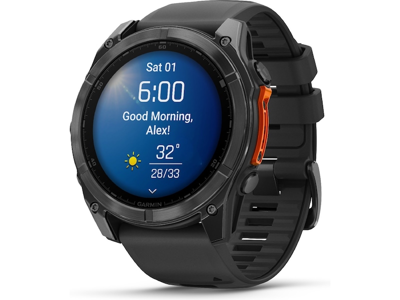 Garmin fenix 8 AMOLED 51mm GPS (slate gray/stainless steel) Smartklokker
