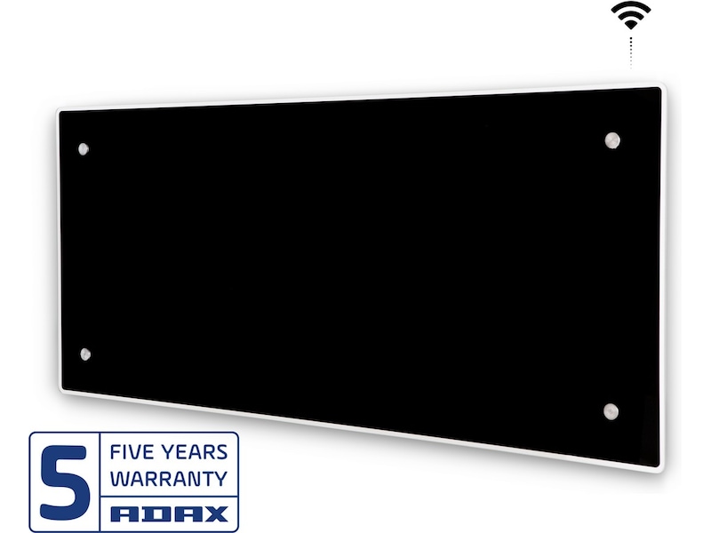 Adax Clea WiFi panelovn glass 1000W (sort) Panelovner
