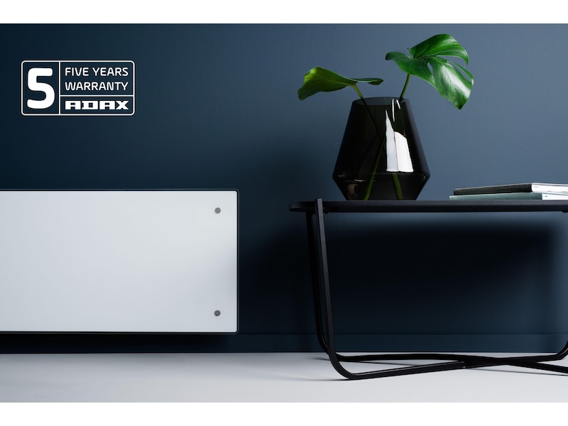 Adax Clea WiFi panelovn glass 400W (hvit) Panelovner