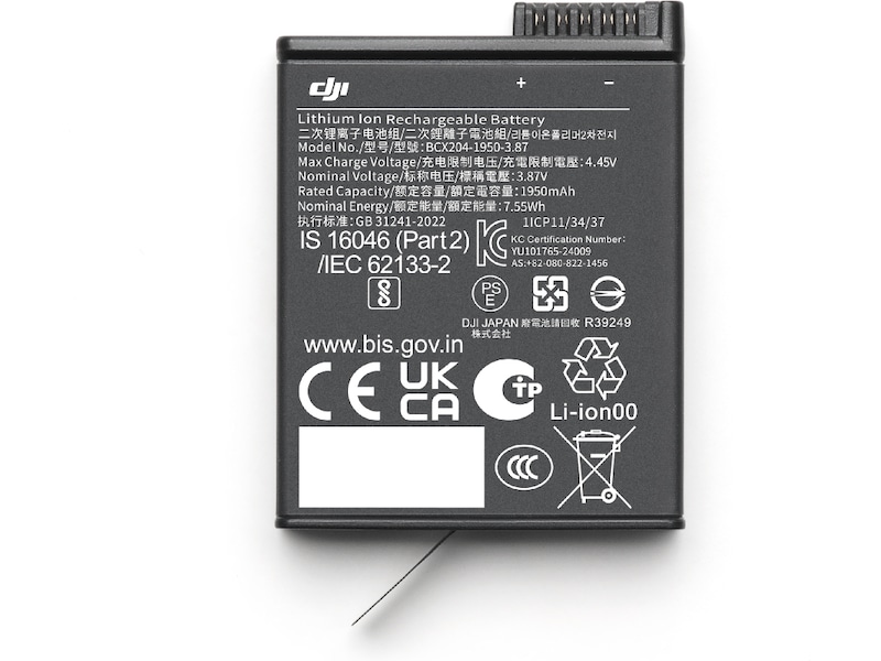 DJI Osmo Action Extreme Battery Plus (1950 mAh) Tilbehørssett til kamera