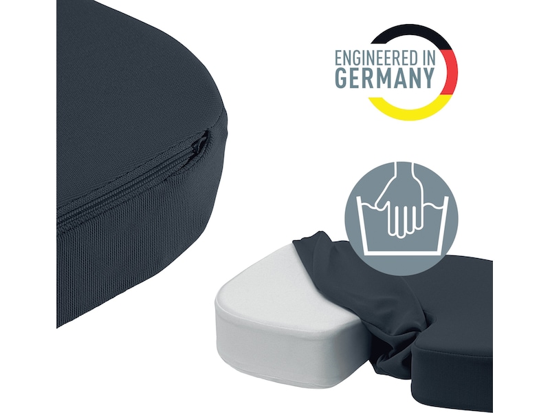 Leitz Ergo Cosy Sittepute (grå) Sittepute