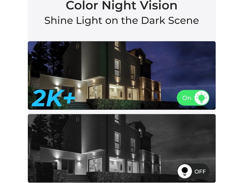 Reolink E1 Outdoor WiFi utendørs overvåkningskamera Overvåkningskameraer