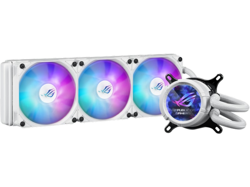 Asus ROG Strix LC III 360 ARGB LCD Kjøler (hvit) CPU - Vannkjøling