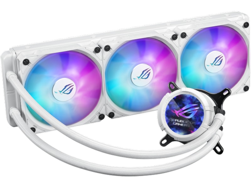 Asus ROG Strix LC III 360 ARGB LCD Kjøler (hvit) CPU - Vannkjøling