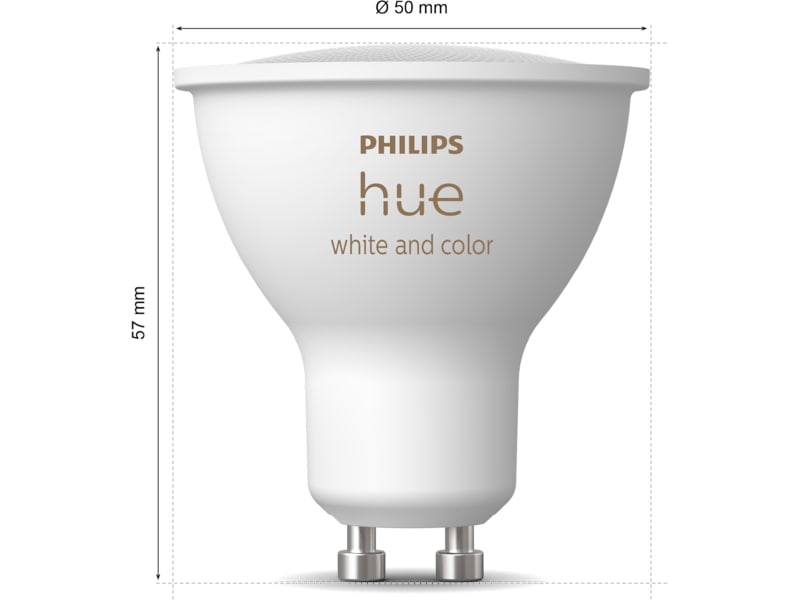 Philips Hue White & Color Ambiance Startsett GU10 Lyspærer & LED-pærer