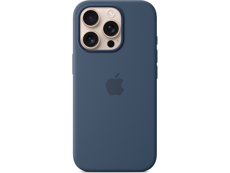 Apple iPhone 16 Pro Silikondeksel (denim) Deksel til mobiltelefon