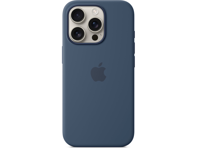 Apple iPhone 16 Pro Silikondeksel (denim) Deksel til mobiltelefon