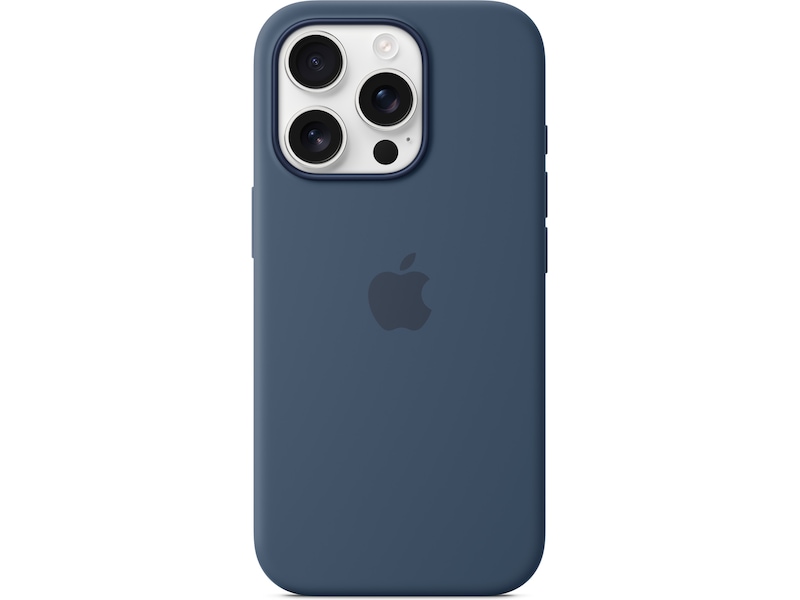 Apple iPhone 16 Pro Silikondeksel (denim) Deksel til mobiltelefon