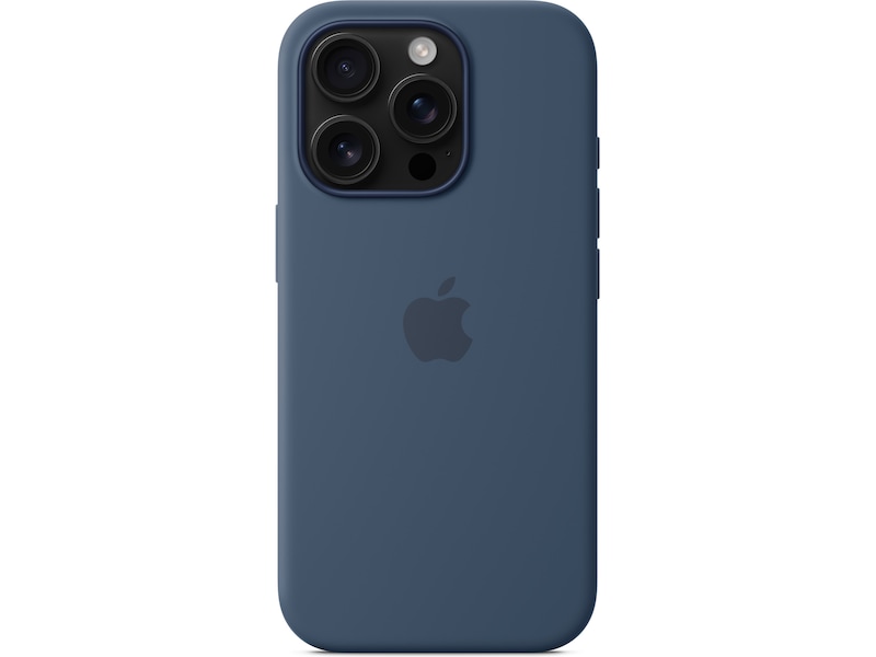 Apple iPhone 16 Pro Silikondeksel (denim) Deksel til mobiltelefon