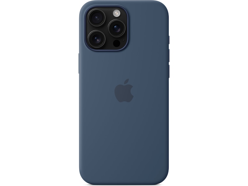 Apple iPhone 16 Pro Max Silikondeksel (denim) Deksel til mobiltelefon