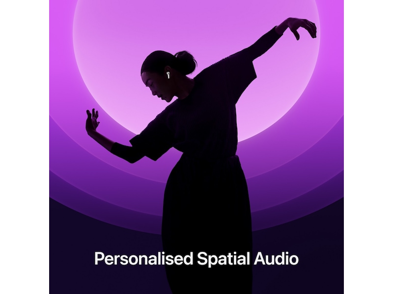 Apple AirPods 4 med Støyredusering trådløse ørepropper, In-Ear (hvit) Ørepropper