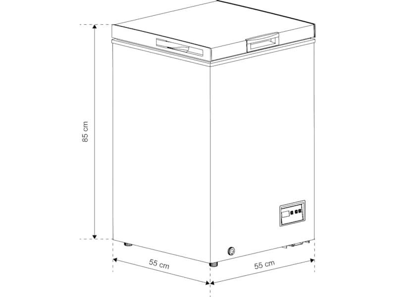 Avant CFZ98WH1 fryseboks (hvit) Fryseboks