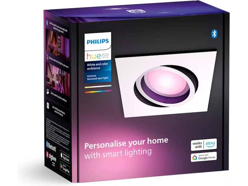 Philips Hue Innfelt Centura-spotlight S (hvit) Taklampe