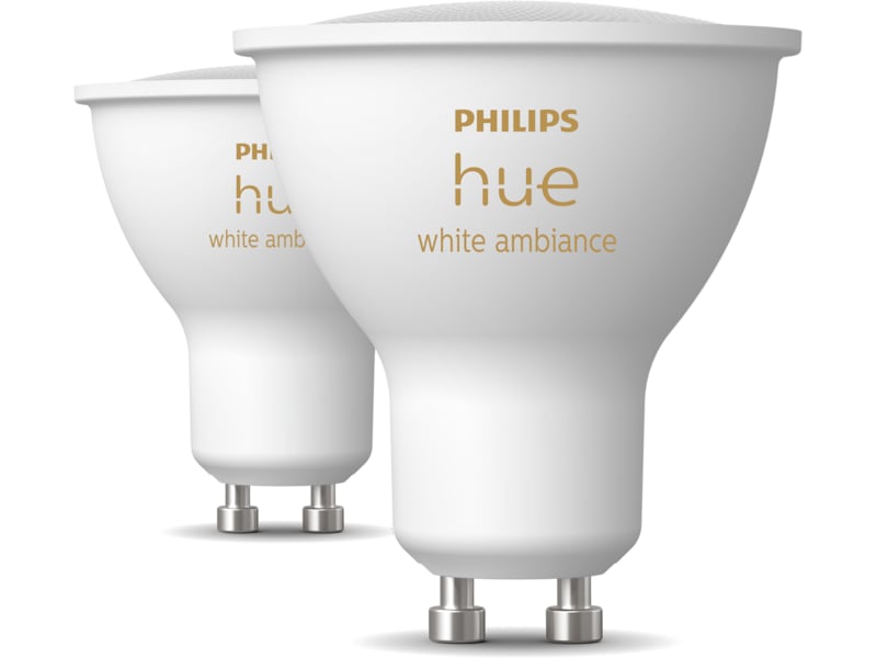 Philips Hue White Ambiance 4.2W GU10 2PK Lyspærer & LED-pærer