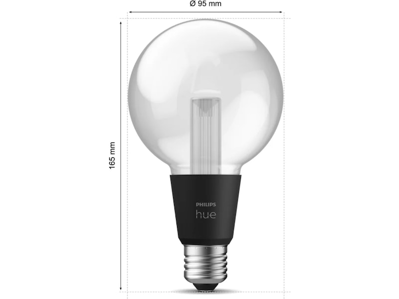 Philips Hue White and color ambiance G95 - E27 lyspære Lyspærer & LED-pærer