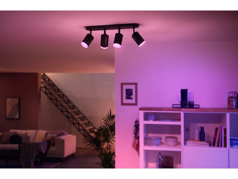 Philips Hue Firedobbelt Fugato-spotlight (sort) Taklampe