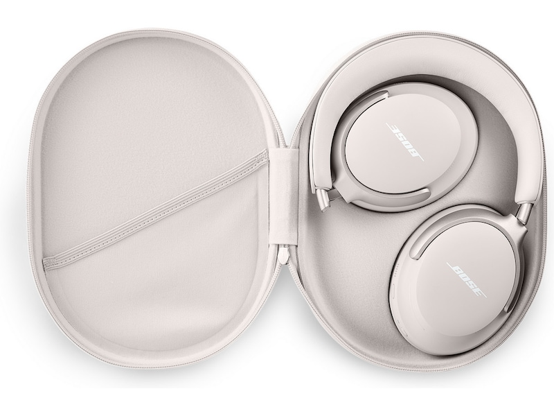 Bose QuietComfort Ultra trådløse hodetelefoner, Over-Ear (hvit) + powerbank Hodetelefoner