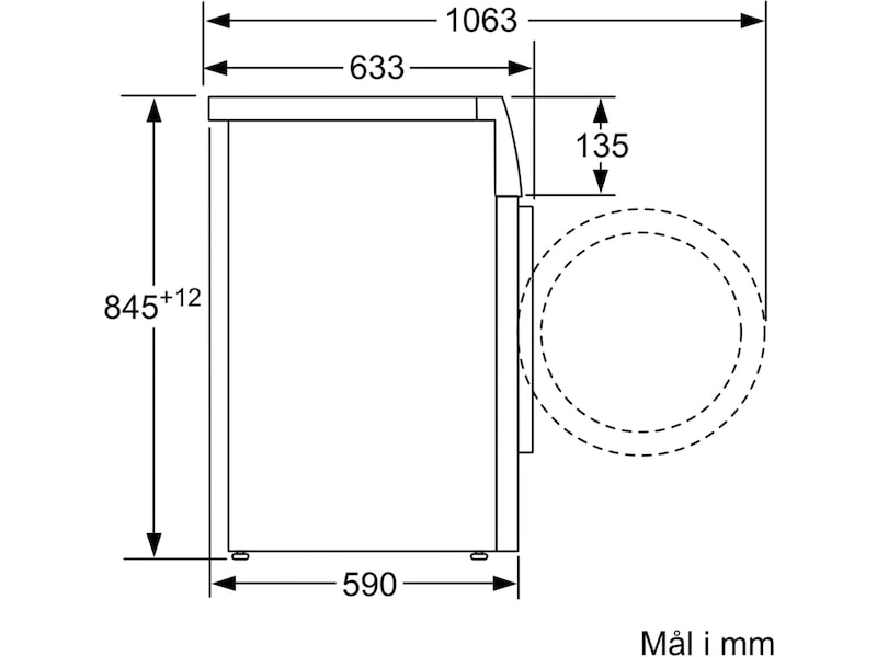 Bosch Serie 4 WAN28020SN vaskemaskin (hvit) Vaskemaskin