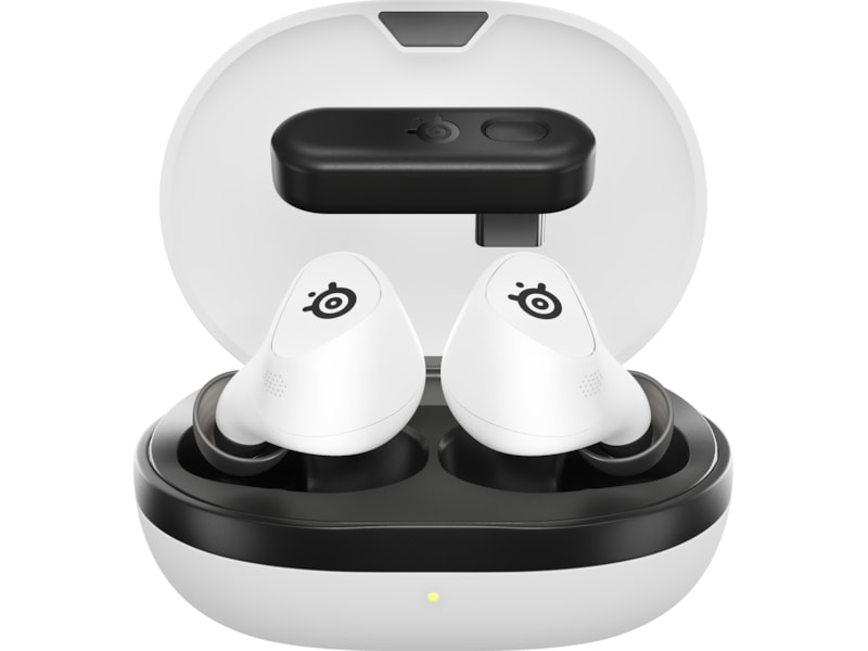 SteelSeries Arctis GameBuds trådløse ørepropper for PS5 (hvit) Gaming headset