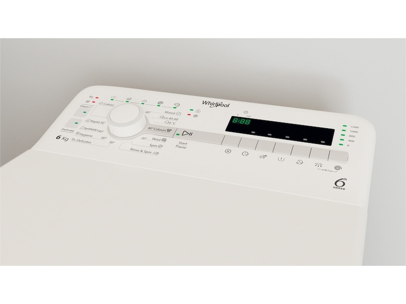 Whirlpool TDLR 6240SS EU/N Vaskemaskin (toppmatet) Vaskemaskin